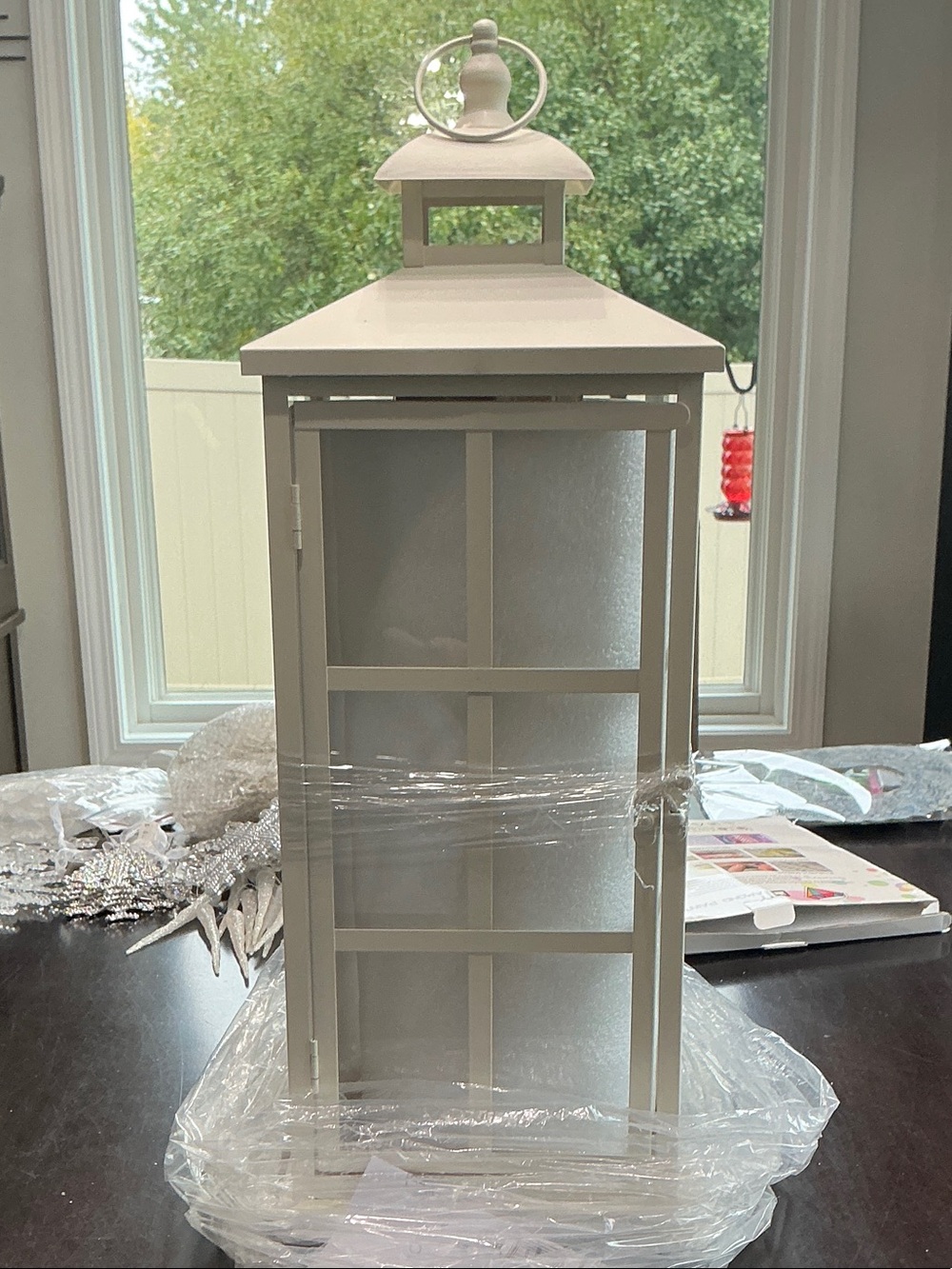 Home Accents Cream Decorative Lantern by Valerie Parr Hill